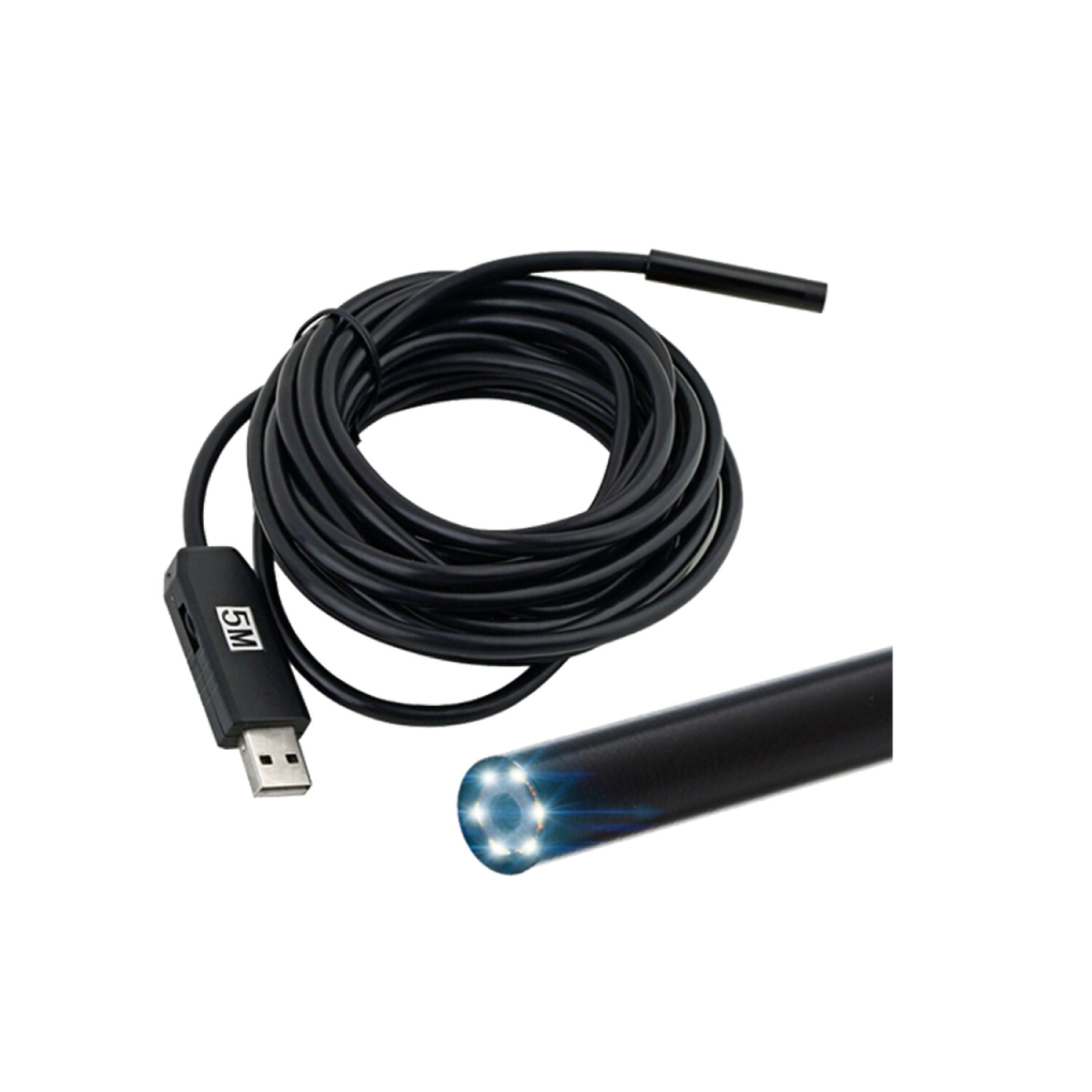 Cámara Endoscópica USB A Micro USB y Tipo C Con Luz Ajustable