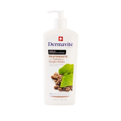 Dermavite Crema Reafirmante C/cafeína Y Ginko Biloba 530 Ml. Dermavite Crema Reafirmante C/cafeína Y Ginko Biloba 530 Ml.