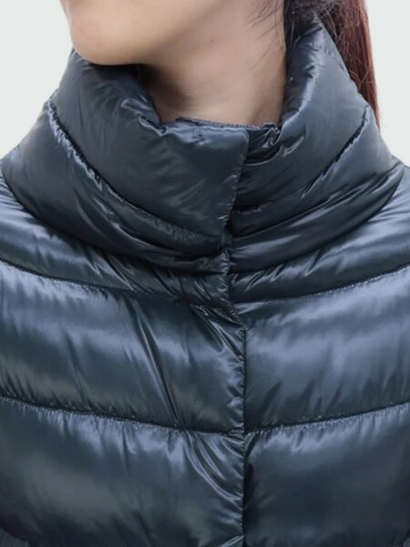 Herno-Chaqueta de nylon rellena de plumas, Dora Azul