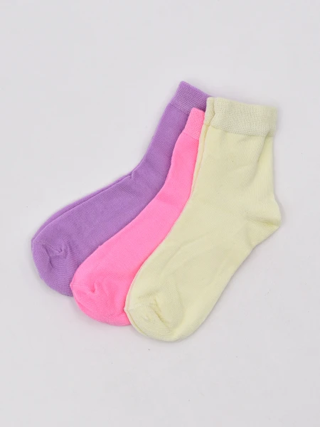 MEDIAS NIÑO PACK 3 PCS MULTICOLOR