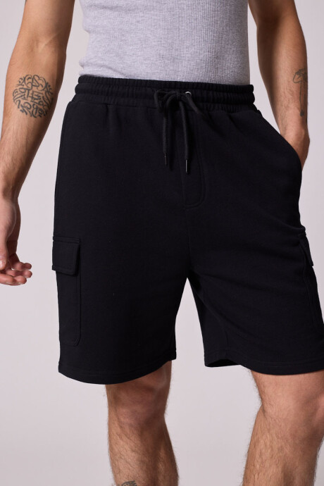 BERMUDA FELPA ELISO DIXIE Negro