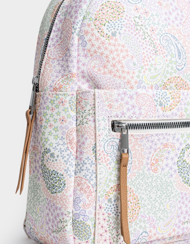 Mochilas Urbanas Estampados Mochila Romántica - Combinacion Multicolor