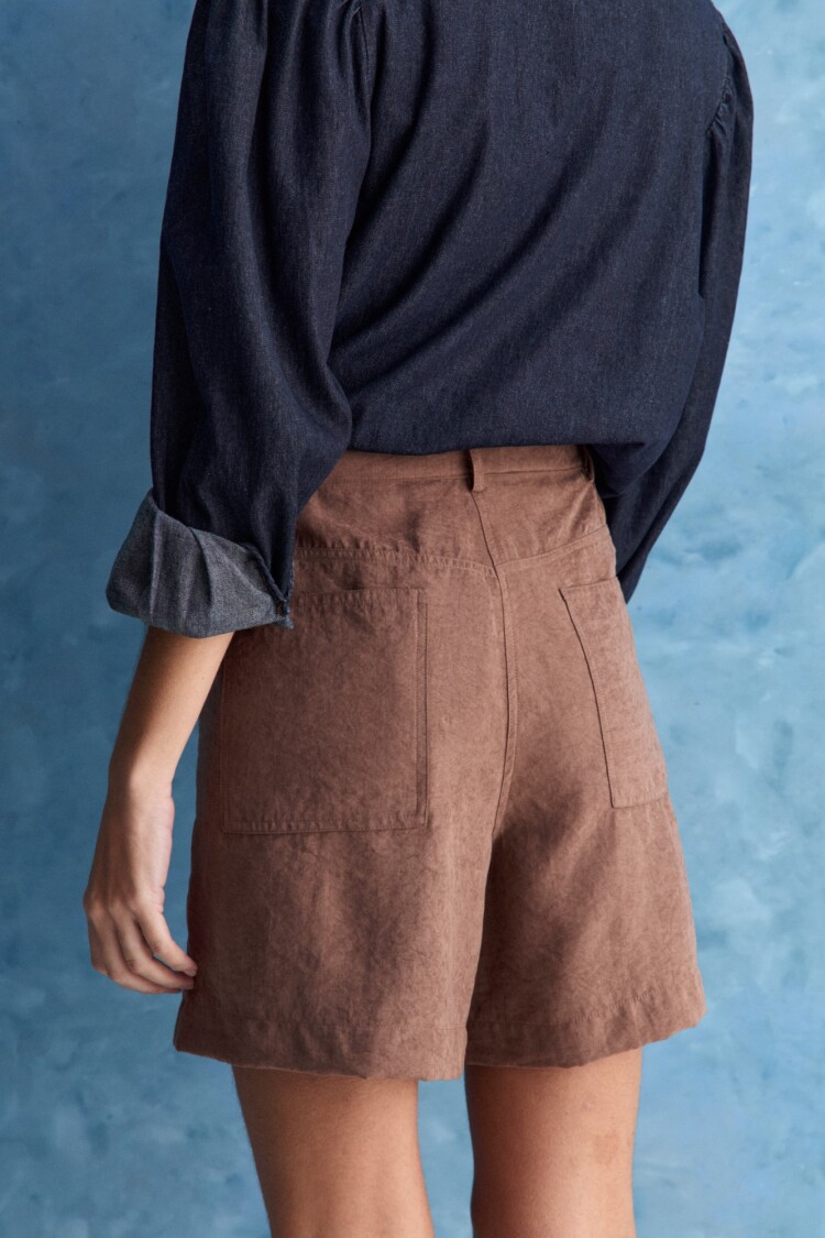 SHORT VIVET Marron
