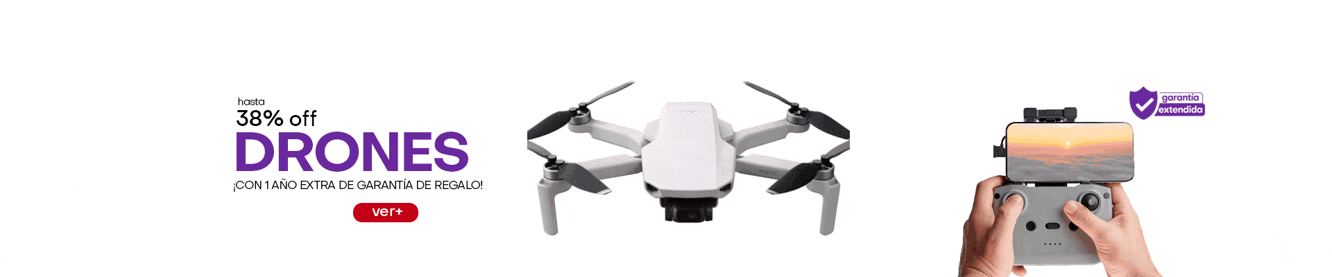 ¡Aprovechá Drones con descuentos hasta 38% off!