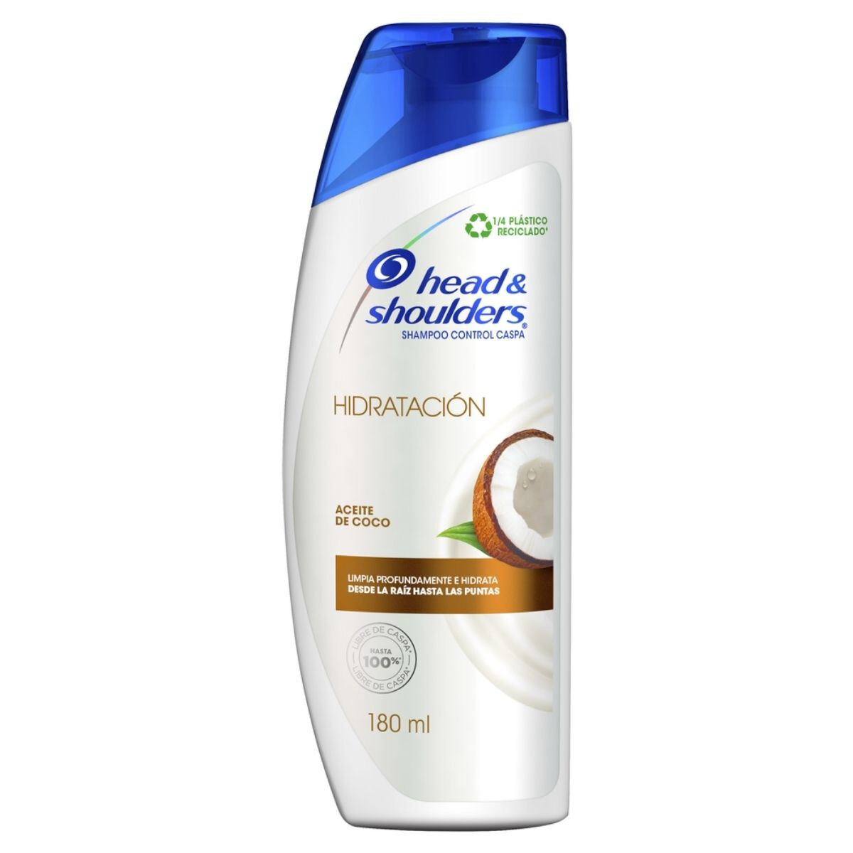 Head & Shoulders Hidratación Shampoo 180ml – Cabello Suave y Sin Caspa