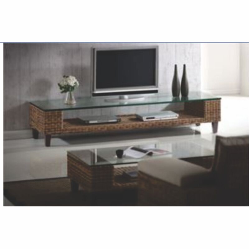 Rack Mesa de Tv Lantana 202-18 Rattan y Madera Maciza Rack Mesa de Tv Lantana 202-18 Rattan y Madera Maciza