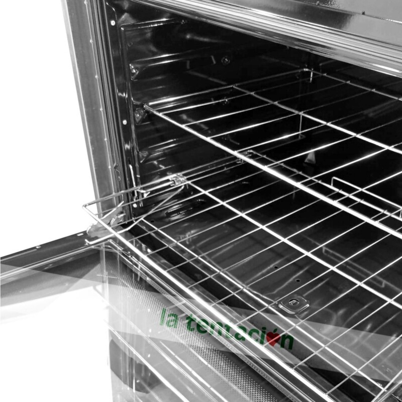 Cocina Mueller Decorato Vetro G3 5h Grill Timer Gas Envasado - Inox Cocina Mueller Decorato Vetro G3 5h Grill Timer Gas Envasado - Inox