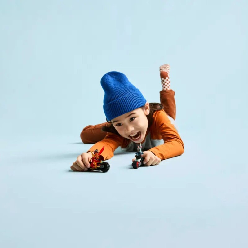 Lego Ninjago carrera relámpago en moto de Kai Lego Ninjago carrera relámpago en moto de Kai