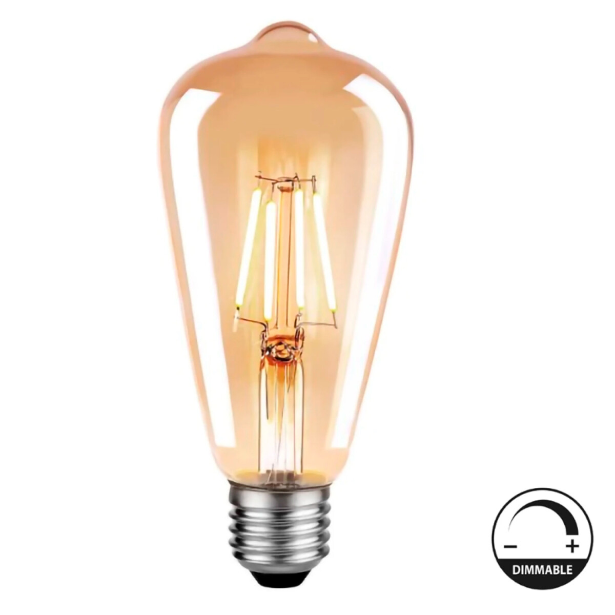 Lámpara Filamento Pera LED ST64 Dimerizable 4W 