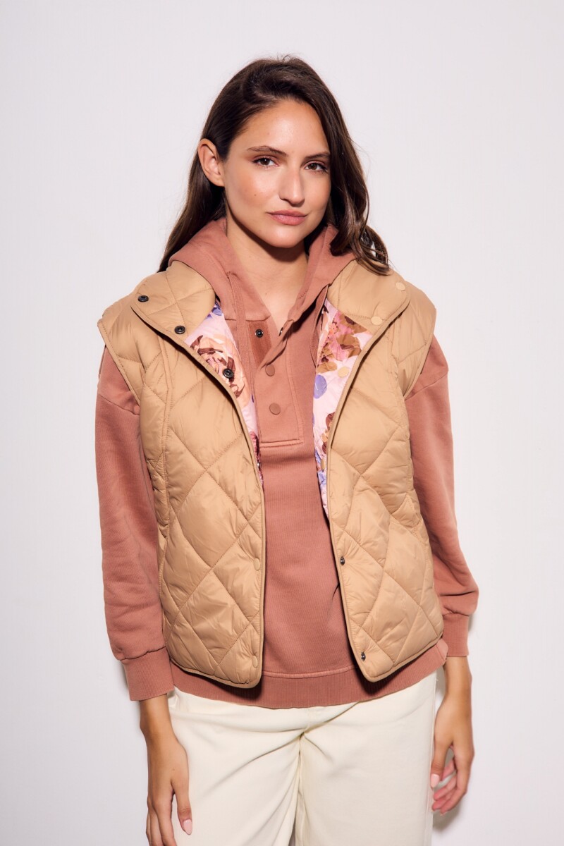 Chaleco Reversible - Camel 