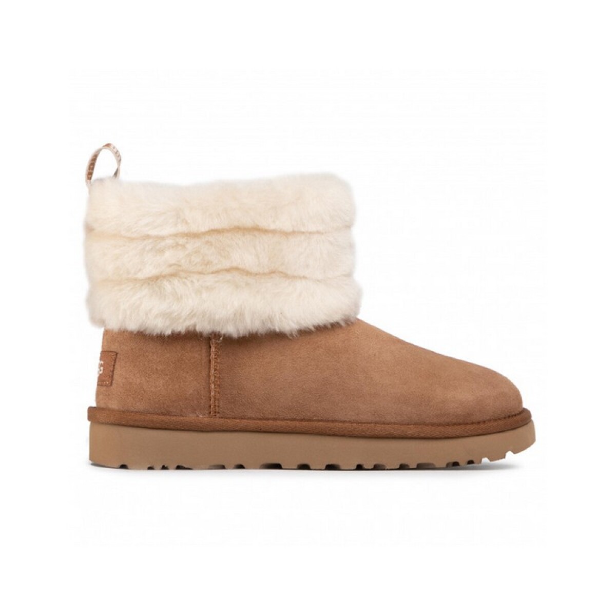 Botas UGG Fluff Mini Quited - Marrón 