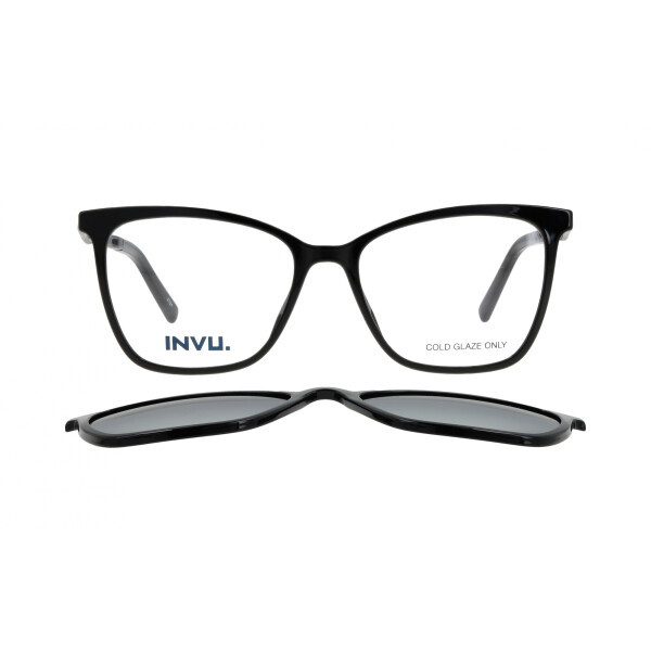 INVU Clip-On M4205A col Black Invu Clip-on M4205a Col Black