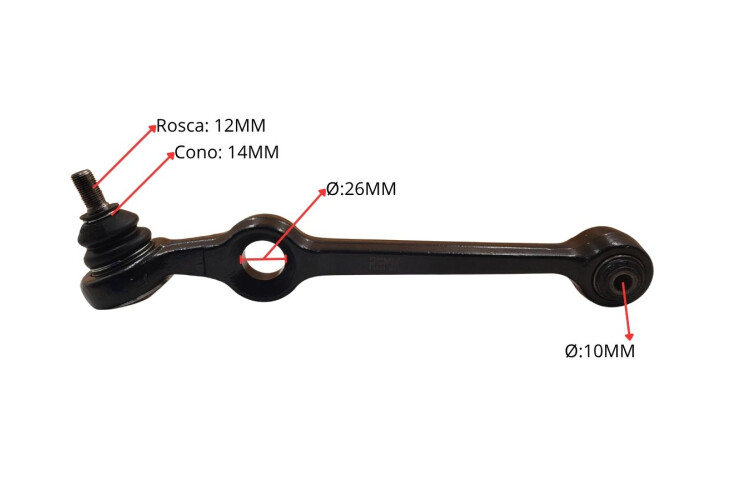 Brazo De Suspensión Fiat Fiorino 92-25 Der/Izq Brazo De Suspensión Fiat Fiorino 92-25 Der/Izq