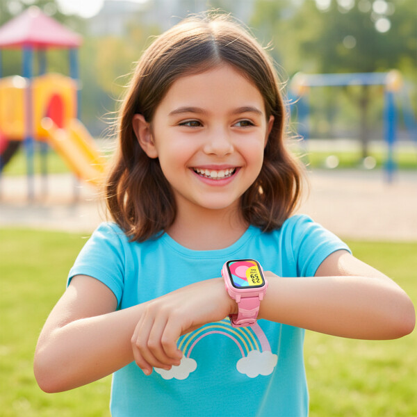 Reloj Inteligente Smartwatch Blackview Para Niños Z10 4G Color Rosa