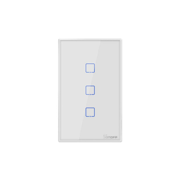 Plaqueta inteligente WIFI blanca 3 int + RF SONOFF ELE07750