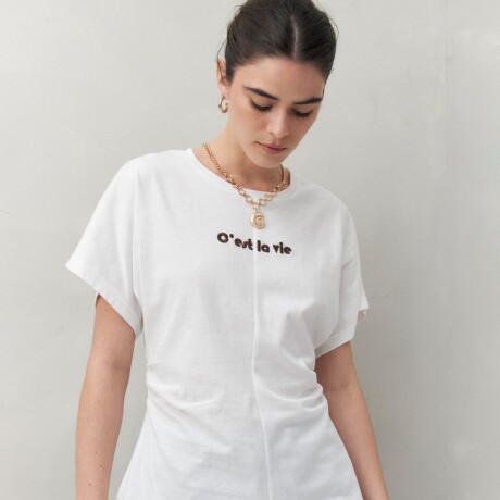 REMERA MILERA Blanco