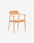Silla Fondes de madera maciza de roble con acabado natural FSC Mix Credit Silla Fondes de madera maciza de roble con acabado natural FSC Mix Credit