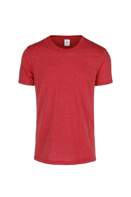Camiseta a la base jaspe Rojo jaspe
