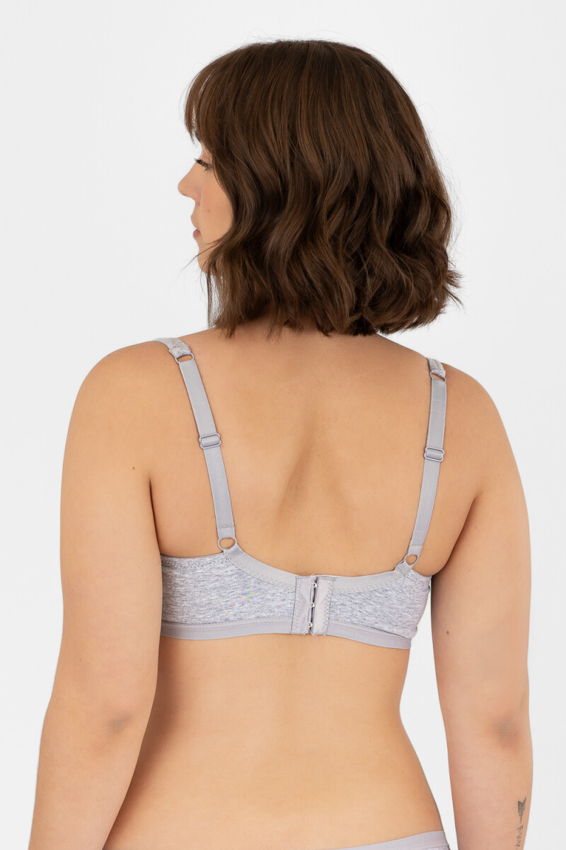 Soutien copa c cotton Gris melange