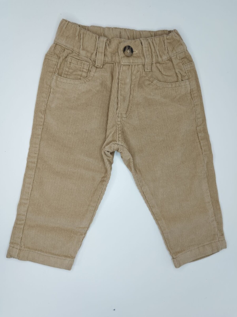 Pantalón Pana Beige 