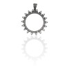 Dije Colgante Sol-Plata 925-Circonia-CP3500 Conpiedra