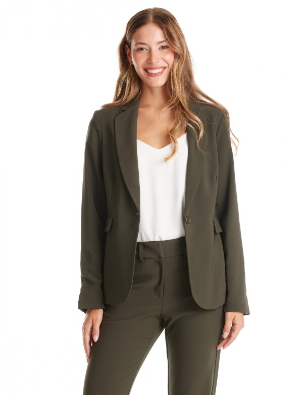 Blazer Sastrero Slim OLIVA