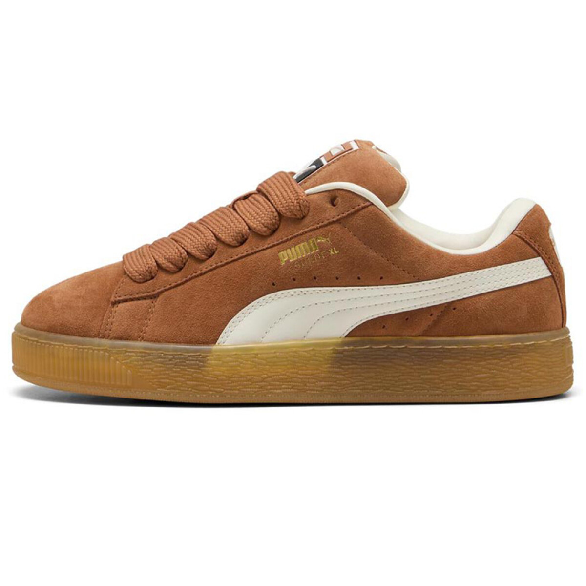 Zapatillas Puma Suede XL Unisex - Brandy-warm White 