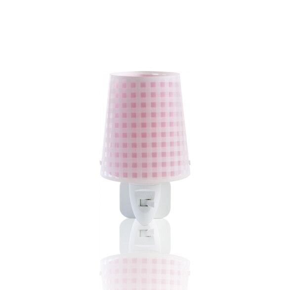 Veladora infantil VICHY PINK cuadrillé rosa DA0132