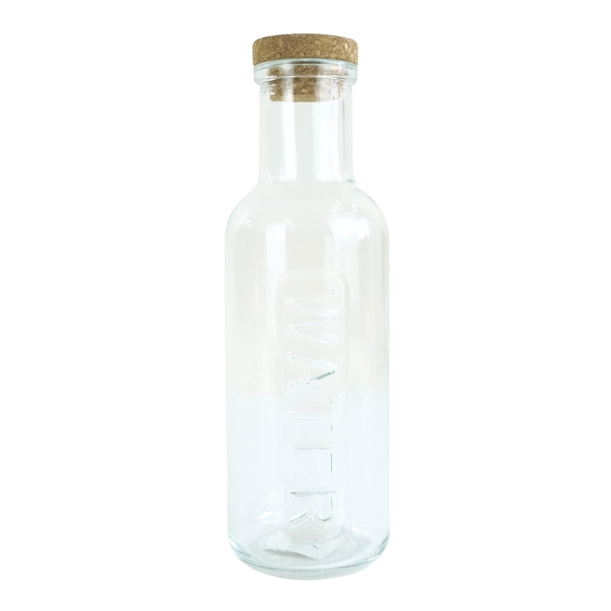 Botella de vidrio con tapon 