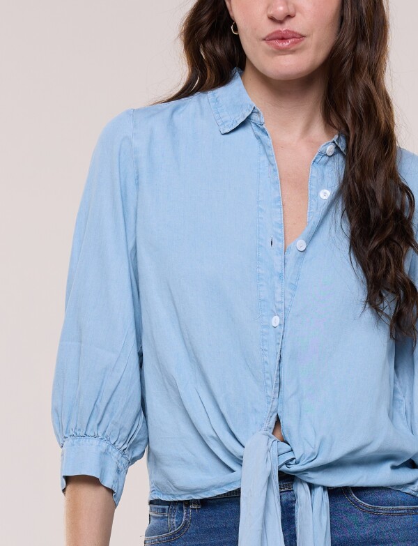 Camisa Lyocell Nudo JEAN CLARO
