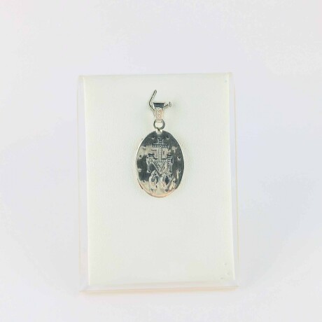 Medalla religiosa de plata 925 con detalles de double en oro 18Ktes, , Virgen Milagrosa. Medalla religiosa de plata 925 con detalles de double en oro 18Ktes, , Virgen Milagrosa.
