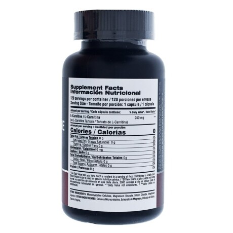 Qua L-Carnitine 250mg X120 Qua L-Carnitine 250mg X120