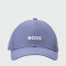 BOSS Gorra de Algodón Twill con Logo Bordado Celeste