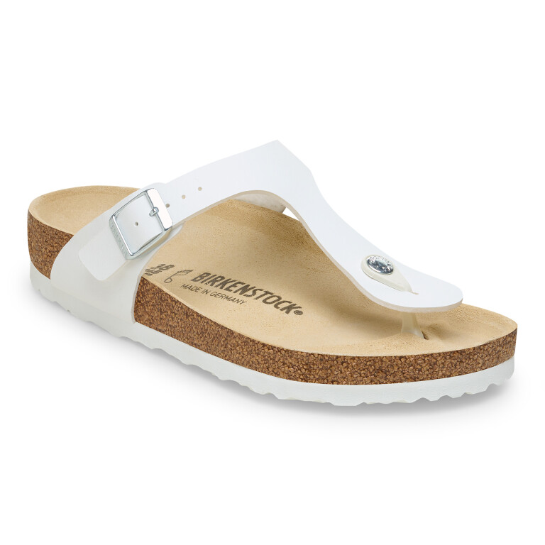 Sandalia Gizeh Birko-Flor - Regular Blanco
