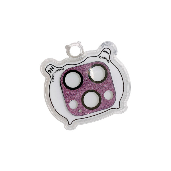 Protector de cámara iPhone 14 Pro/14 Pro Max glitter violeta Protector De Cámara Iphone 14 Pro/14 Pro Max Glitter Violeta