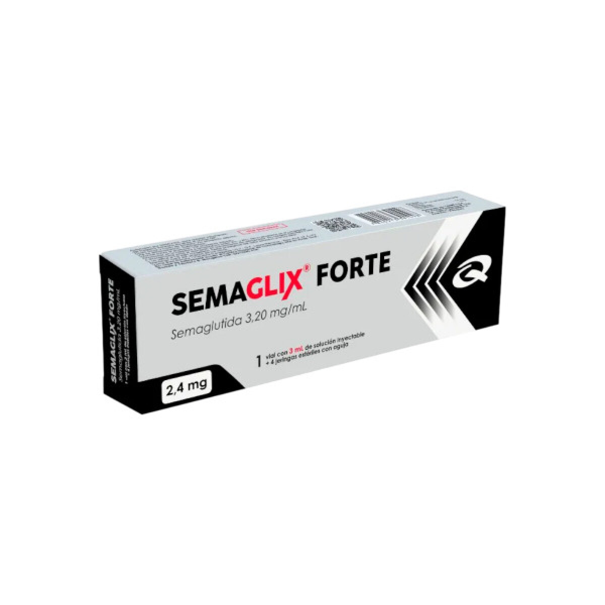 SEMAGLIX FORTE 2,4 MG CJ 1 INYE. PR X3ML 