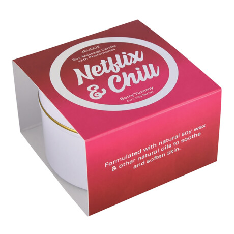Vela con Feromonas Netflix and Chill Berry Yummy Vela con Feromonas Netflix and Chill Berry Yummy