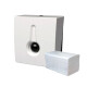 Dispensador de papel toalla + 1000 toallas BLANCO