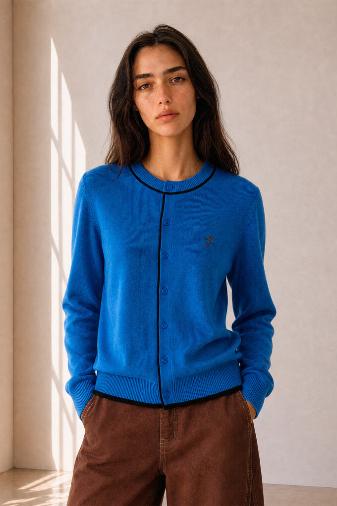 CARDIGAN VIVI AZUL