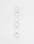 Pulseras Flexibles Sets Multi Cadenas Set De Pulseras Con Strass - Plateado