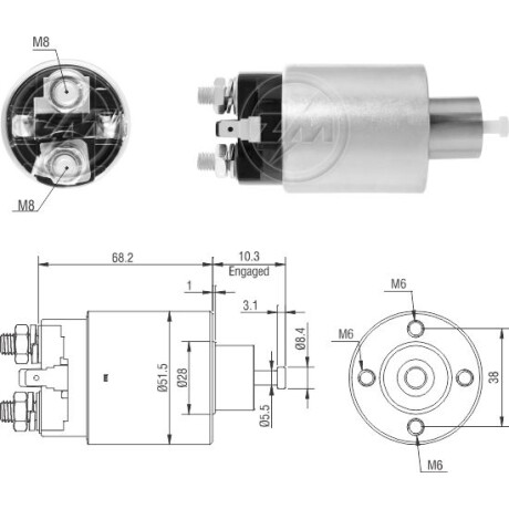 AUTOMATICO DE ARRANQUE MITSUBISHI ASX LANCER 10/ OUTLANDER /12 NISSAN MARCH 12V ZM AUTOMATICO DE ARRANQUE MITSUBISHI ASX LANCER 10/ OUTLANDER /12 NISSAN MARCH 12V ZM