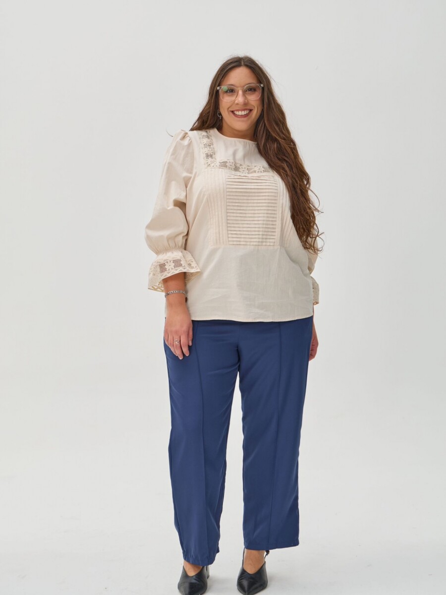 Blusa teffy Beige