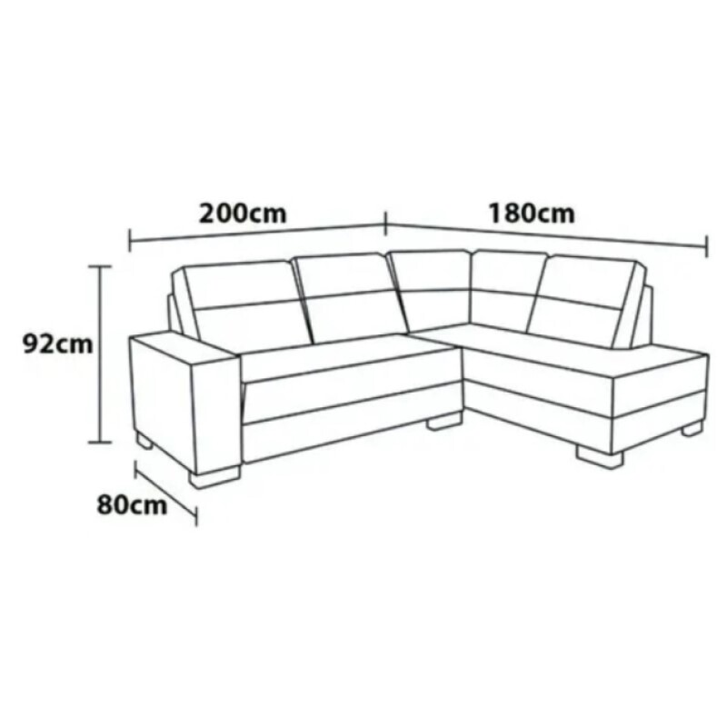 Sofa Esquinero Libano Gris Grafito Sofa Esquinero Libano Gris Grafito