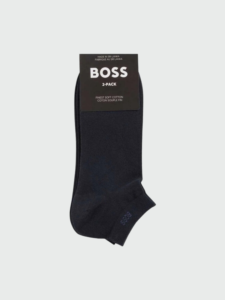 BOSS - Pack De 2 Medias Uni 