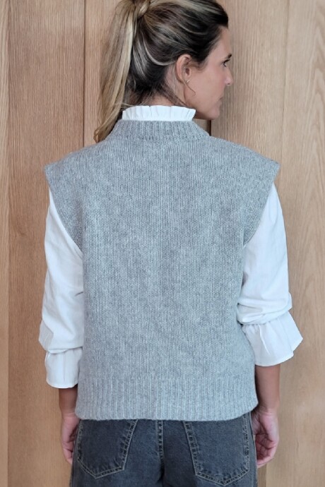 Chaleco Patagonia Gris Melange