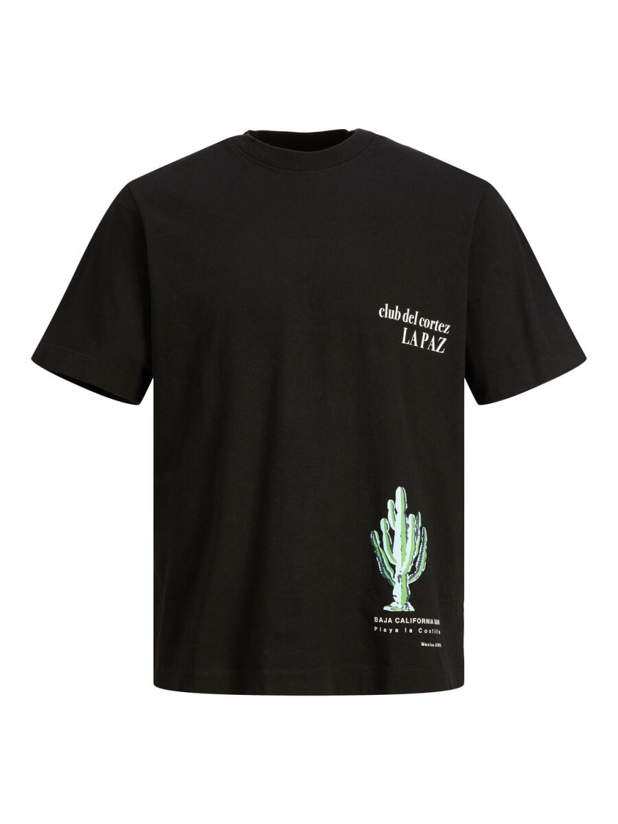 Camiseta Belmontfront Abstracta - Black 