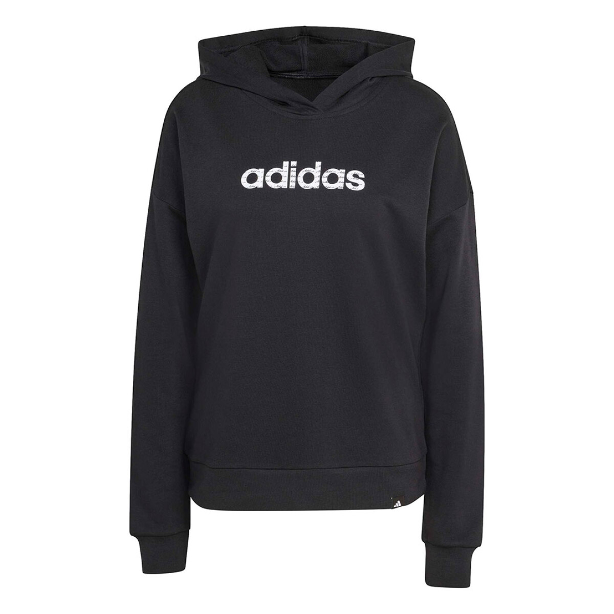 Canguro de Mujer Adidas W Lin Ft Hd Vl - Negro - Blanco 