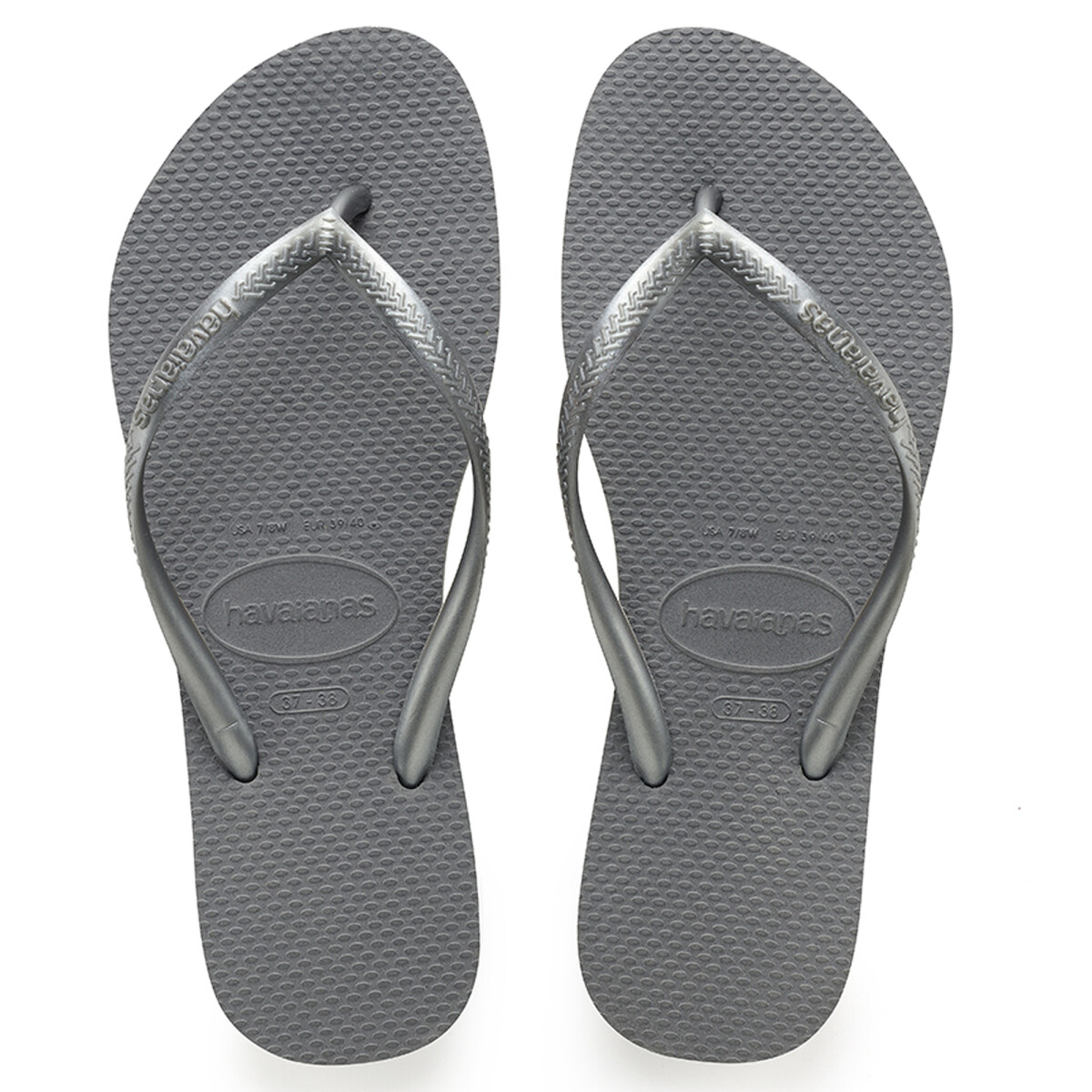 Sandalia de Mujer Havaianas Havaiana SLIM Havaianas - Gris Acero 