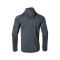 Campera de Hombre Topper FZ POLY FLEECE MEN Negro Melange