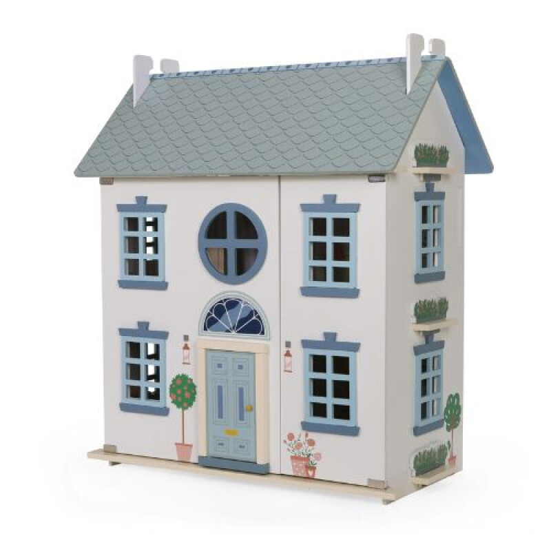 Casita de muñecas en madera 3 pisos + accesorios Casita De Muñecas En Madera 3 Pisos + Accesorios